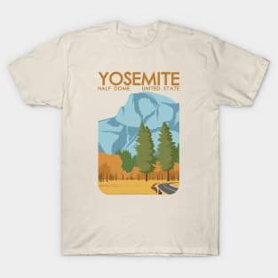 Yosemite half dome summer vintage T-Shirt